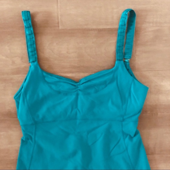 LULULEMON Free Ya Tank Teal Top size 6 - Picture 3 of 7